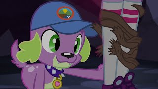 Spike Bites At The Vines - My Little Pony Equestria Girls Legend of Everfree (2016)