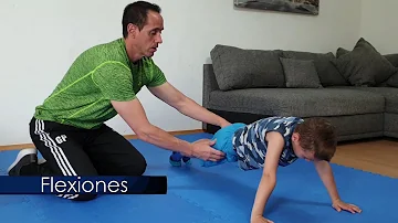 ¿Está bien que los niños hagan flexiones?