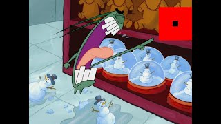 Plankton Screaming Get Out But Its Red