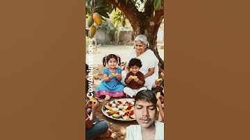 Grandmother saved the mango tree from drying up by watering it 😭#ai #tree #save #mango #shorts