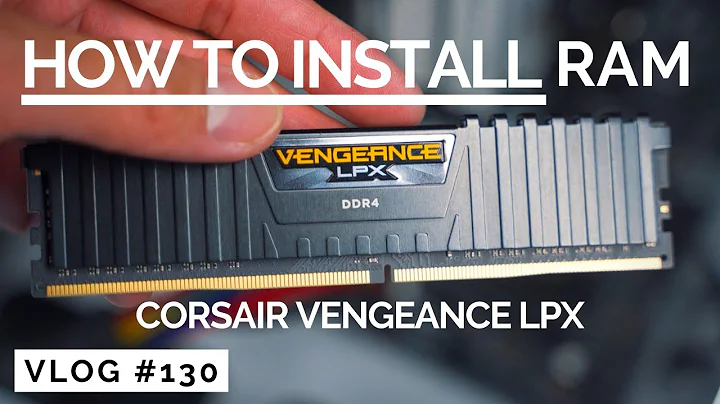 HOW TO INSTALL RAM | Corsair Vengeance LPX Review & Setup