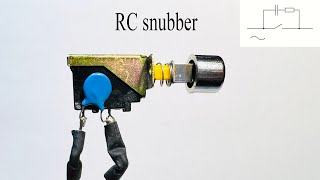 Why put a capacitor in parallel with the switch. RC snubber for switch