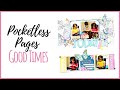 Using up Project Life Cards | Pocketless Pages | 12x12 Scrapbook Layout