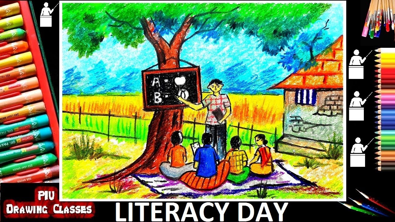 अंतर्राष्ट्रीय साक्षरता दिवस पोस्टर कैसे बनाएं| International literacy Day  banner editing … | Literacy day, International literacy day, Happy republic  day wallpaper
