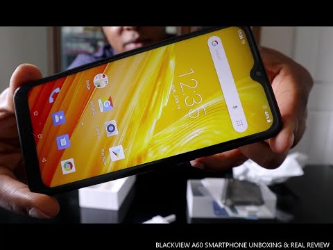 BLACKVIEW A60 SMARTPHONE UNBOXING & REAL REVIEW