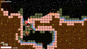 Dustforce: Night Temple SS in 1:01.000 w/ Dustgirl