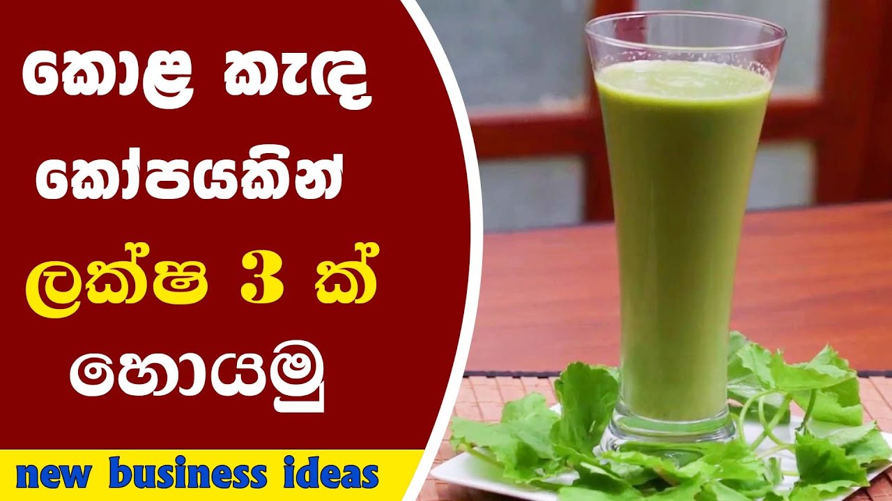 කොළ කැඳ කෝපයකින් 300000 හොයමු /new best business ideas in sri lanka  start your business