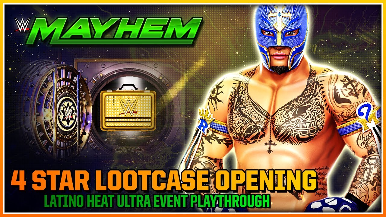 WWE Mayhem | 🌟 Открытие кейса с 4 звездами | Ультра-событие Latino Heat