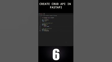 CRUD APIs in Python in 10 seconds | FastAPI