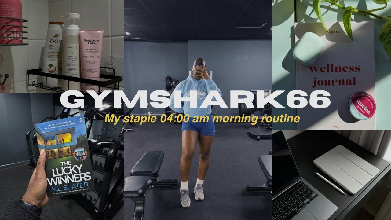 4am morning routine before work | realistic & productive - YouTube