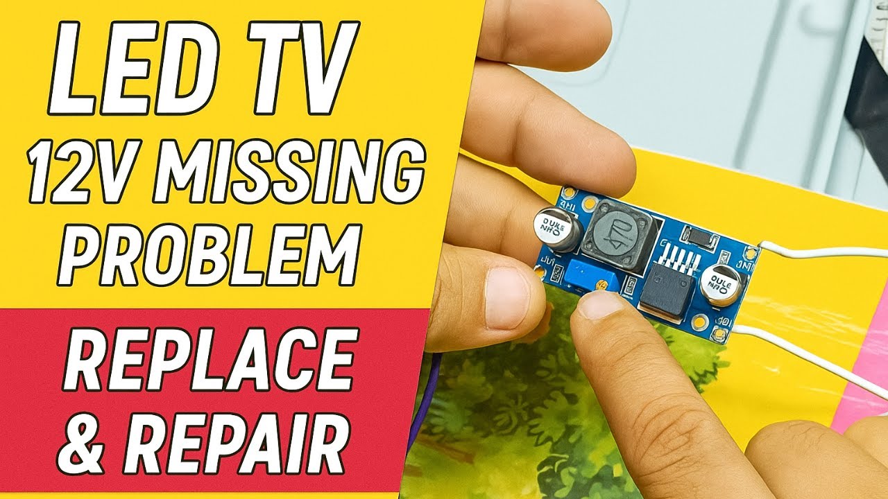 Led Missing Panel Sony LED TV Panel 12v Missing Problem | Step by Step Solution - YouTube