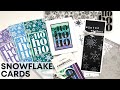 Snowflake Cards | Scrapbook com