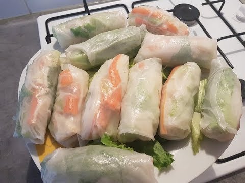 Vidéo: Rouleaux Aux Bâtonnets De Crabe : Recette