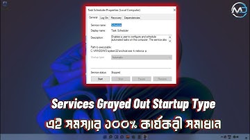 How To Fix Services Grayed-out Startup Type on Windows 11/10 Problem