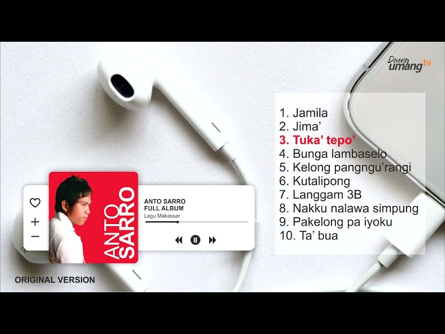 Anto Sarro - Lagu Makassar Full Album class=