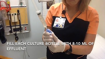 How to take PD peritonitis samples