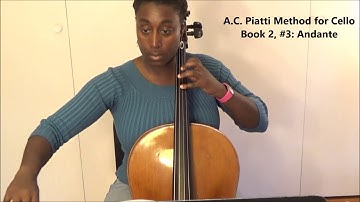 Piatti Method Book 2. Duet #3. Marshunda Smith