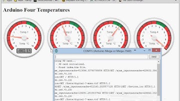 Arduino Web Server Guage Display by use AJAX