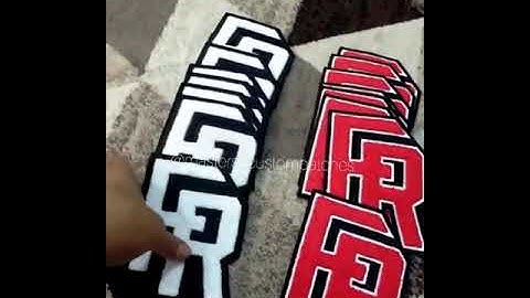 Chenille patches (custom patches)