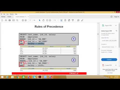 10 Restricting and Sorting Data