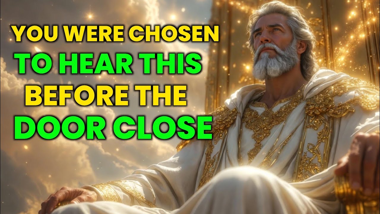 You Were Chosen to Hear This Before the Door Closes 