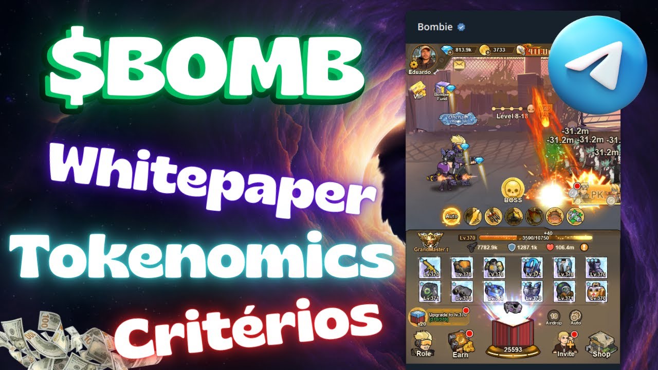 BOMBIE LANÇA WHITEPAPER! SAIBA COMO FICARÁ A DISTRIBUIÇÃO DO AIRDROP,  TOKENOMICS E ELEGIBILIDADE!