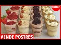 SIN HORNO, SIN GELATINA 4 postres con 1 sola Receta, Dulce de Leche, Milo, Maracuyá y Fresa🍓