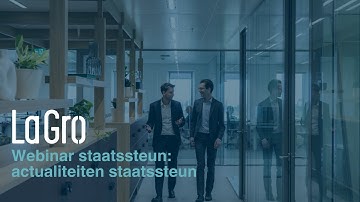 Webinar Actualiteiten Staatssteun