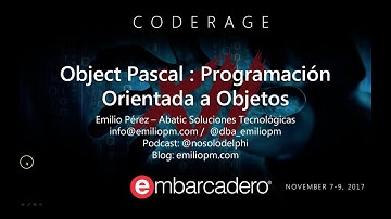 Object Pascal​: ​Programación Orientada a Objetos (Emilio Pérez)