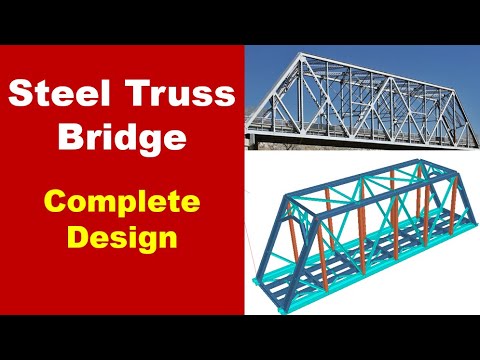 Steel Truss Bridge Design | Complete Details | By Staad Pro - YouTube