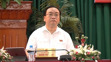 Bí thư Thành ủy Hà Nội Hoàng Trung Hải tiếp xúc cử tri huyện Ba Vì (Tin trong nước)