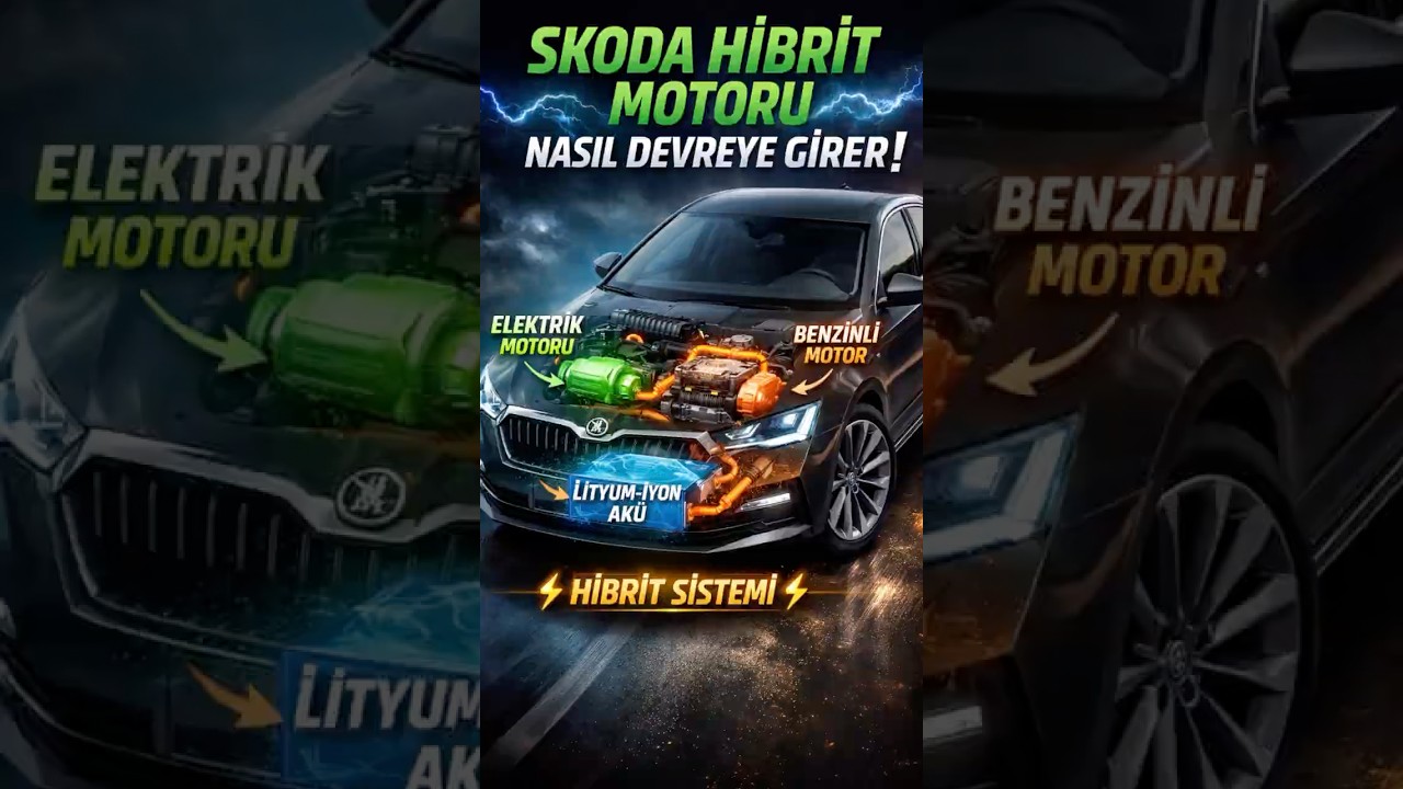 Skoda Octavia 1.5eTsi hibrit sistemi nasıl çalışır ? Yelken modu nedir ? #shorts #skoda  #octavia