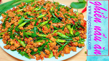 Bông Hẹ Làm Kiểu Này Giòn Ngọt Lắm | Bông Hẹ Xào Tàu Xì | Món Chay By Duyen