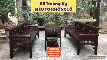 Đồ Gỗ Mỹ Nghệ Cường Hồng trân trọng giới thiệu bộ ghế trường kỷ Sen Cò cua vịt gụ cũ LH 0988313696