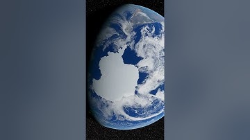 Fantastic Antarctica view  Earth orbits.  Space Engine.  #shorts #universe #space #planet #earth