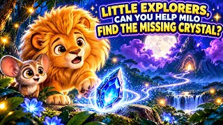 🌙 Milo and the Moonlight Crystal 💎 | Magical Bedtime Story for Kids | Can You Help Milo #viral 