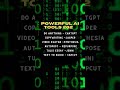 Powerful AI tools      #shorts                    chatgpt 怎么用chatgpt怎么用不了