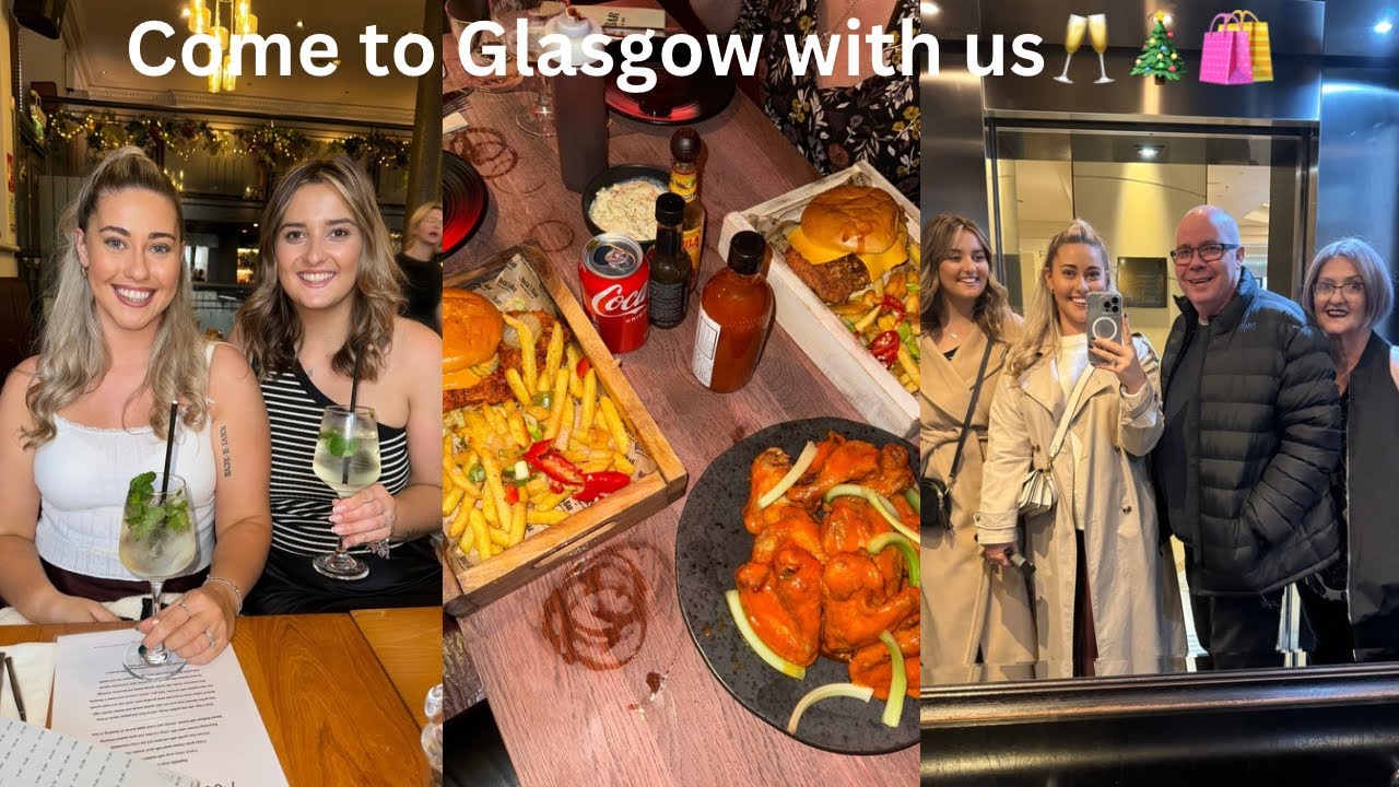 A night away in Glasgow | shopping, haul, restaurants