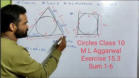 Circles class 10 M L Aggarwal || ICSE || Exercise 15.3 || Circle || Tangent and Secant Properties