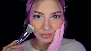 ASMR 4K • Let Me Touch Your Face Till You Sleep! (Mouth Sounds, Personal Attention, Spit Painting)