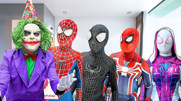PRO 5 SUPERHERO TEAM || Hey Spider-Man, Go To Trainning Nerf Gun End Part ( Funny Action Real Life )
