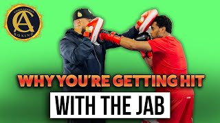 Why You're Getting Hit With The Jab #boxing #boxingtips