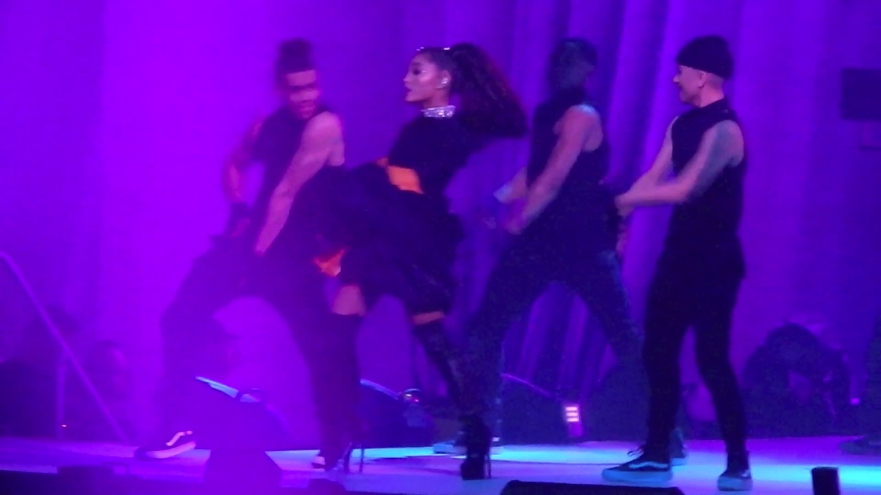 Ariana Grande Falls On Stage Everyday+Bad Decisions Anaheim 03.30.17