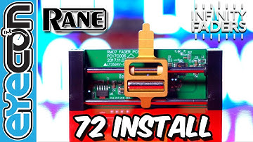 Rane 72 Install - Infinity Faders - Eyecon