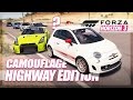 Forza Horizon 3 - Camouflage Highway Edition! (Mini Games & Random Fun)