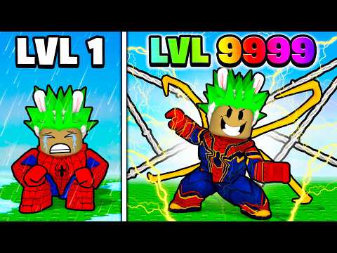 EVERY SECOND I BECOME +1 STRONGER AS SPIDER-MAN!