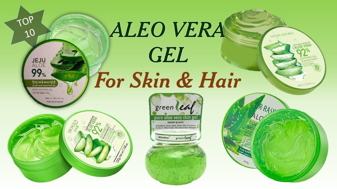 Top 10 Aleo Vera Gel For Skin & Hair in 2020 With Price - YouTube