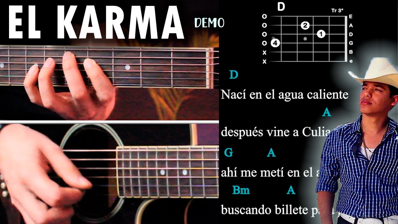 El Karma Ariel Camacho Tutorial / DEMO Acordes YouTube