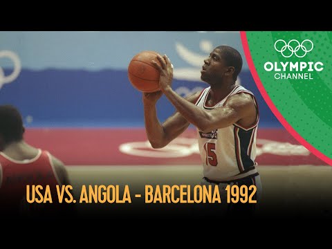 The Dream Team's First Olympic Match - Men's Basketball - Full Game | Barcelona 1992 Replays