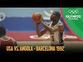 The Dream Team's First Olympic Match - Men's Basketball - Full Game | Barcelona 1992 Replays